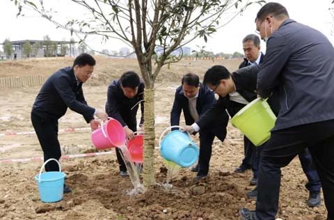 为建设新闽侯再添新绿 