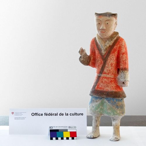 瑞士海关返还所获中国文物　千年陶俑终回归故里