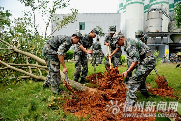 闽5000名官兵助地方灾后重建　帮助恢复生产生活