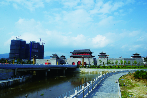 闽越水镇建设快马加鞭