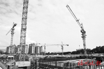 青口安置房二期　地下室主体年底完成