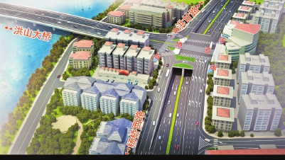  2021年“两洪桥”建成后　福大老校区至上街全线无红绿灯