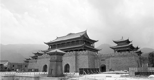 闽越水镇主街区水乡风貌初显
