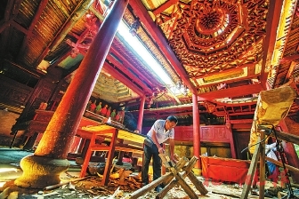 名村配名胜“旅游饭”配佛手瓜