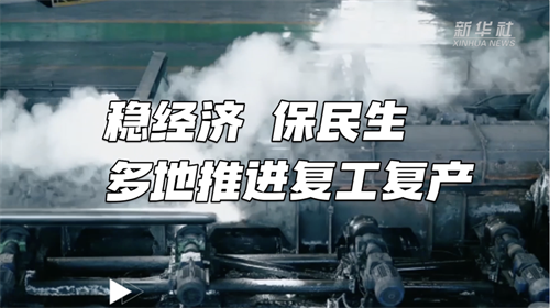 唱响中国经济光明论丨稳经济 保民生 多地推进复工复