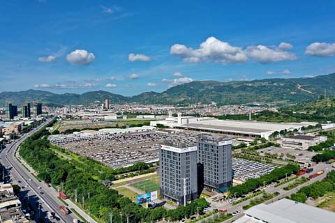 闽侯 滨江新城 勇毅前行
