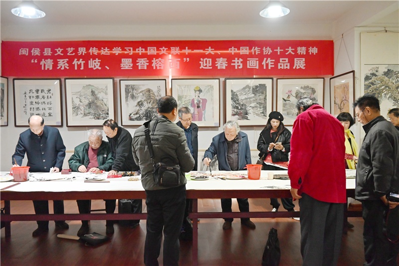 迎新春!福州闽侯榕西美术馆书画作品展开展 迎新春!福州闽侯榕西美术馆书画作品展开展