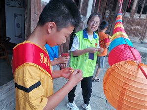 网络中国节•中秋丨月满中秋，情暖人心！溪源古寨七彩灯笼高高挂