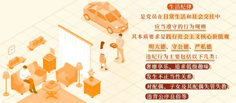 党纪学习教育丨生活纪律是什么，违反生活纪律的行为有哪些