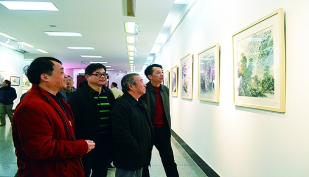 《山水江城入画来》写生作品展在榕展出