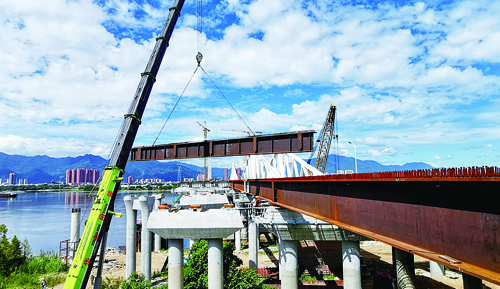 新洪塘大桥主桥将正式转入桥面施工