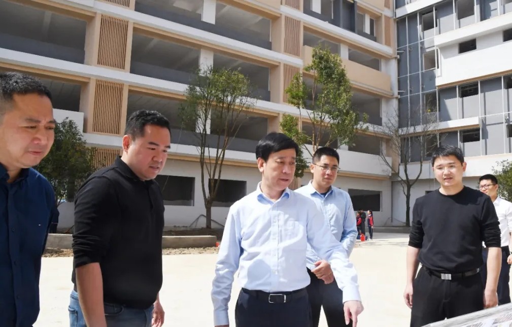 预计9月投用！县委书记调研教育重点项目